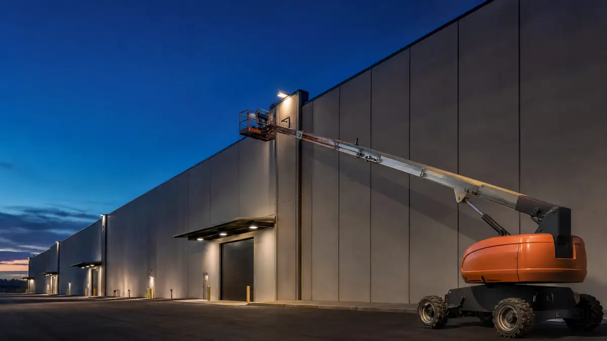 Boom Lifts jobsite access in Knoxville